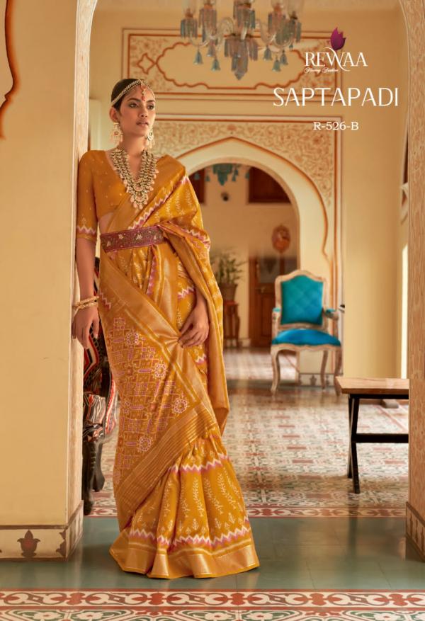 Rewaa Saptapadi Designer Patola Silk Saree Collection